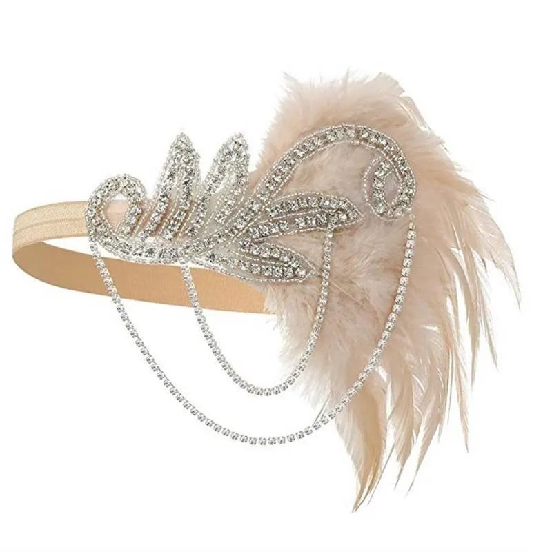 

Повязка на голову 920-х годов, реквизит для костюма, очаровательные аксессуары, женская мода, лето 2020, без зарегистрированного бренда, товарная марка