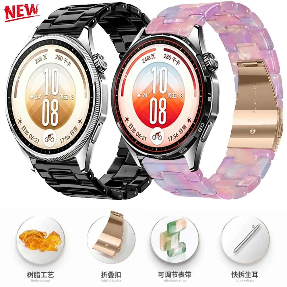 20mm 22mm Harzarmband für Huawei Watch 5 GT7-6-5-4 Pro 46mm/GT Runner 2 Ultimate 2 Light Armband für Amazfit Bip 6-5 Max