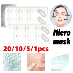 20/10/5/3/1Pcs Nano Soluble Microneedle Eye Mask Applied Hyaluronic Acid To Improve Dark Eye Circles Eye Care Skin Care Beauty