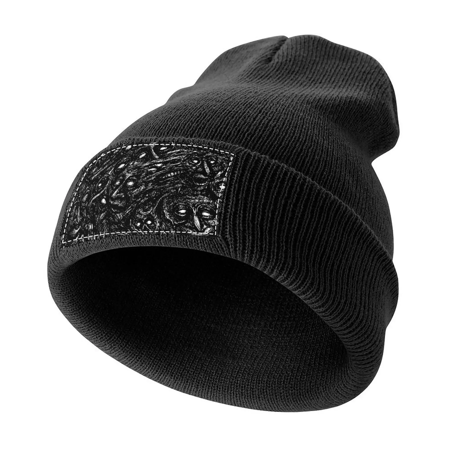 Retrogradient Emergencies Knitted Cap Luxury Man Hat Ball Cap Thermal Visor Caps For Women Men's