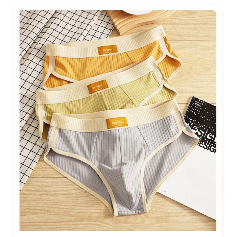 

Men's Briefs High Fork Breathable U Convex Pouch Lingerie Underpants Trendy For Boys' Shorts Thin Breathable Underwear