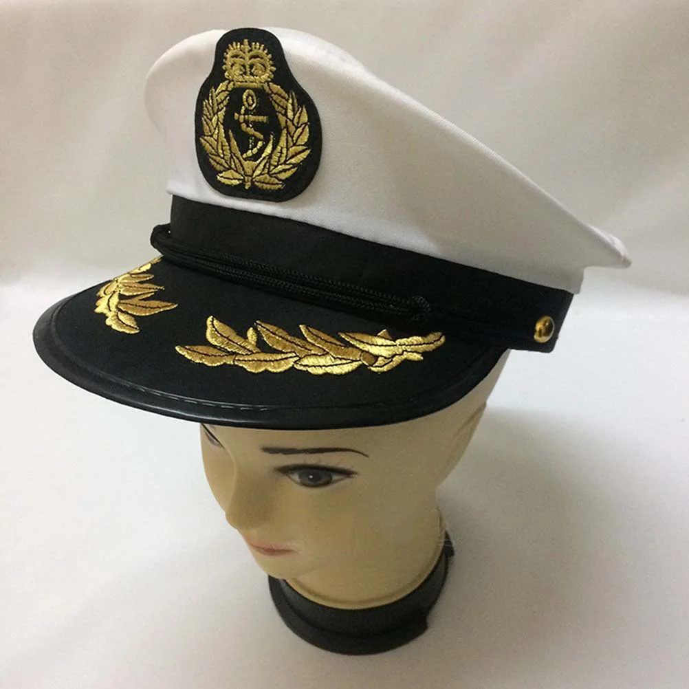 Yacht Hat Sailors Kids Clothes Costume Cap General Bonnet for Men Admiral Captain