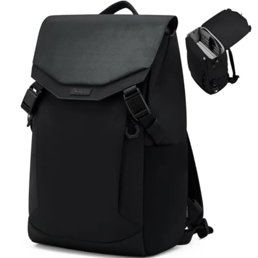 

Backpack for Men, 16 Inch Laptop Backpack for Men with Magnetic Buckle, Water-Resistant Travel Laptop Backpack