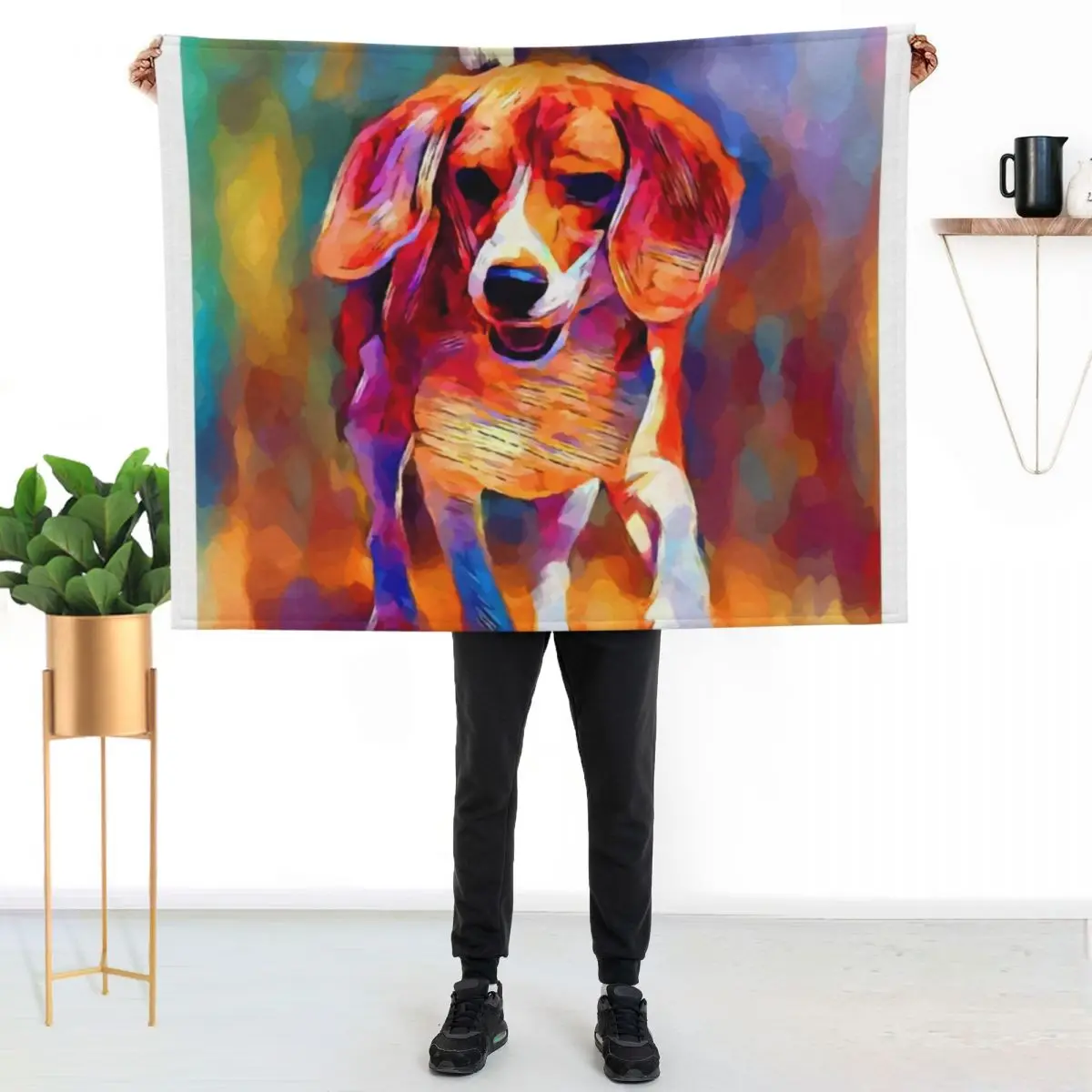 Beagle 5 Throw Blanket warm winter halloween Sofa Thermal wednesday decorative Blankets