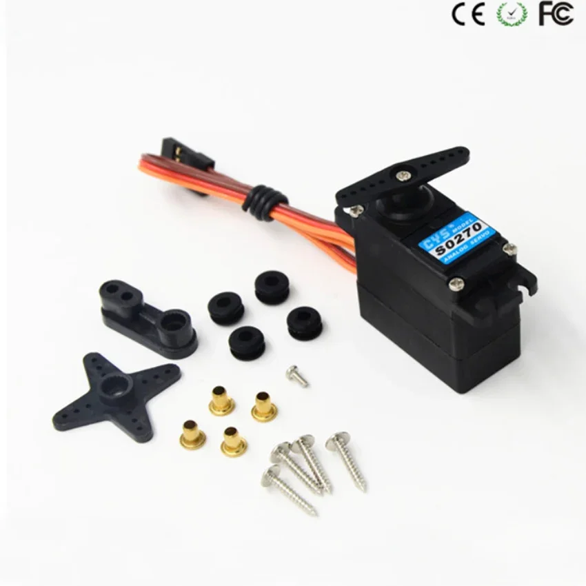

CYS-S0270 2P/lot Analog 27g Metal Gear Servo 1/12 RC Model Buggy Car Truck Truggy