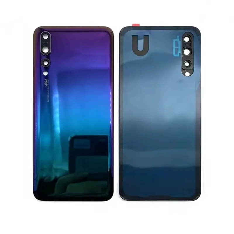 Back Glass Cover For Huawei P20 Pro Battery Cover Back Case Door + Camera Lens Sensor P20 Pro Back Cover CLT-L09 CLT-L29 image 2