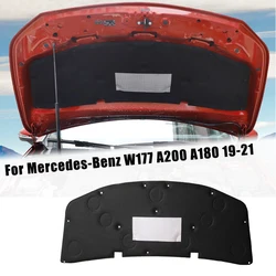 For Mercedes-Benz A Class W177 A200 A180 2019-2021 Front Engine Hood Sound Heat Insulation Cotton Pad Soundproof Mat Foam