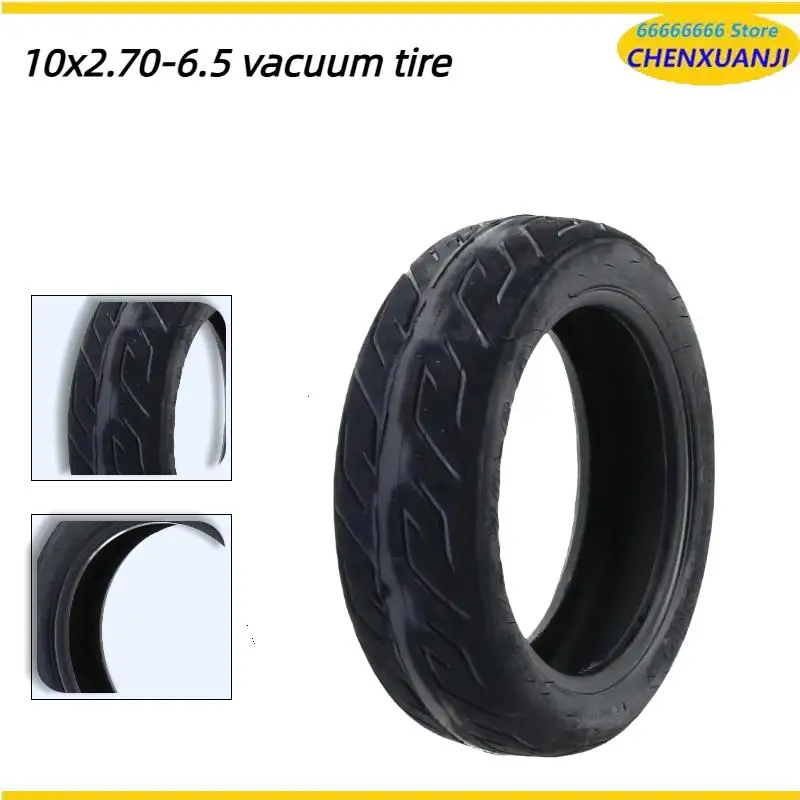 إطارات مفرغة 10x2.70-6.5 سميكة ومتينة لإطارات فراغ السيارة المتوازنة للسكوتر الكهربائي #1