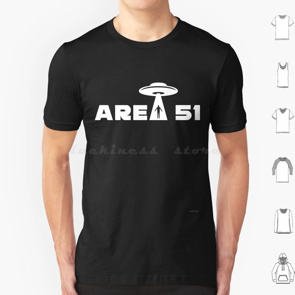 Area 51 Logo T Shirt Big Size 100% Cotton Nsa Fbi Cia Moon Planet Earth Space Sci Fi Science Galaxy Milky Way Star Stars Animal