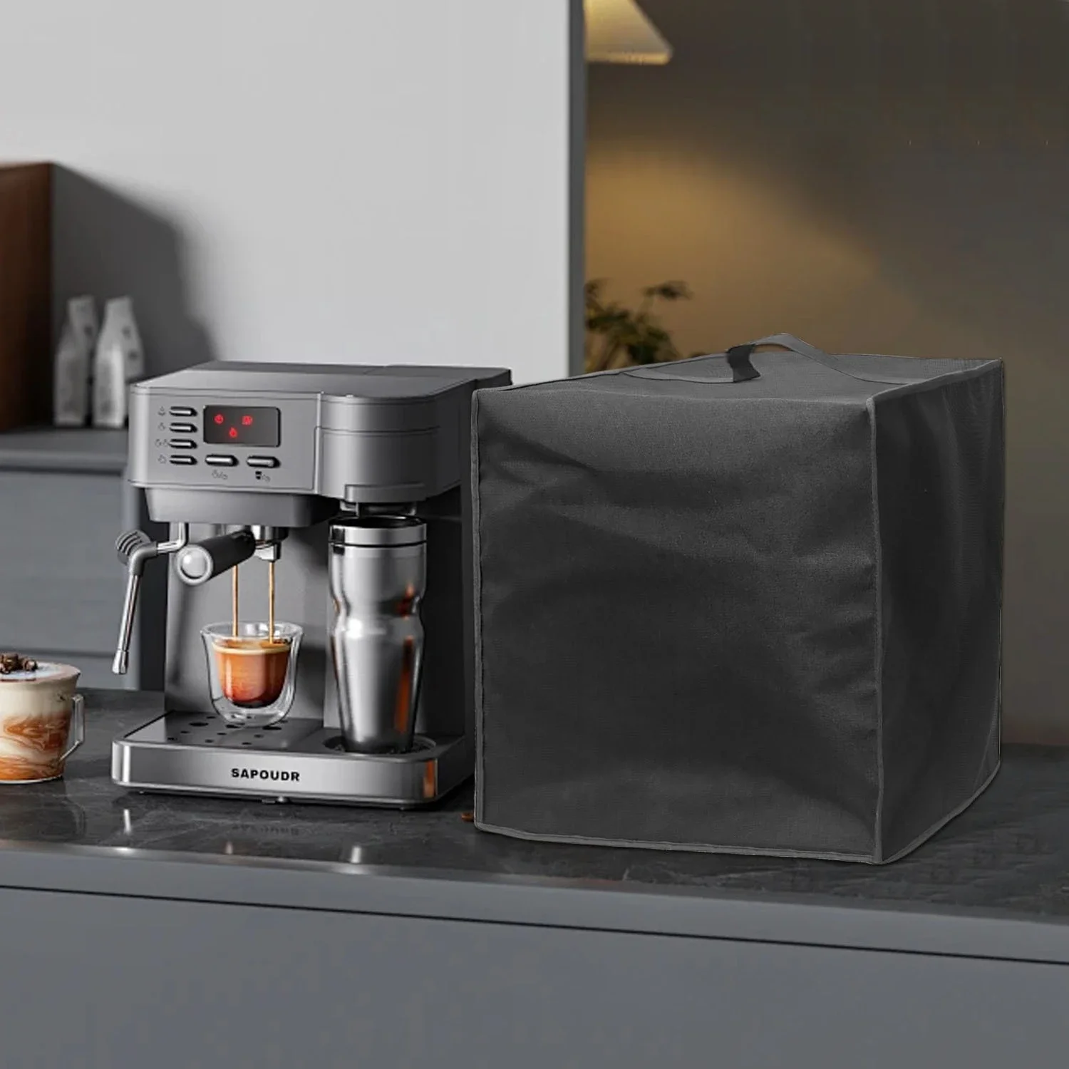 

Waterproof Foldable Coffee Machine Dust Cover Durable Protector for Espresso Machine