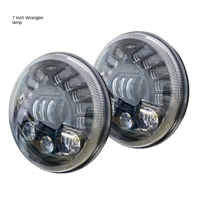 

XINTIANGUANG 2PCS Suitable for Jeep lights Wrangler headlights 7 "round dynamic gravity sensing motorcycle headlights