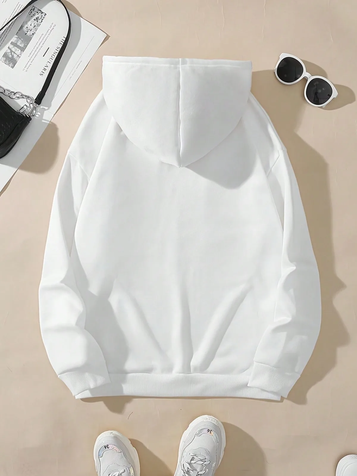 1PC [Couple Style] Casual Fashion Love Messages Pattern Printed Matching Couple Comfortable Loose Valentine's Day Gift Hoodie