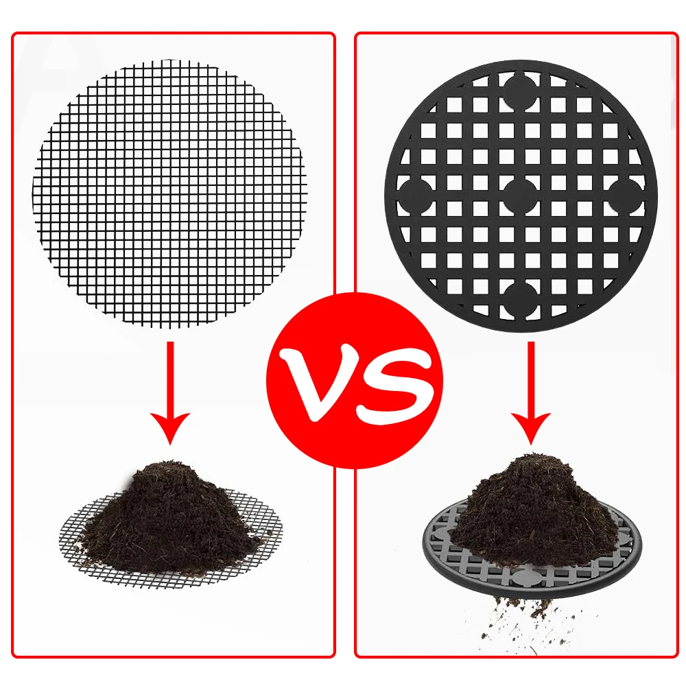 Joint de grille astronomique pour pot de fleur, tampon en maille pour trou de pot de fleur, écrans de trou de proximité ronds, polymères prévention