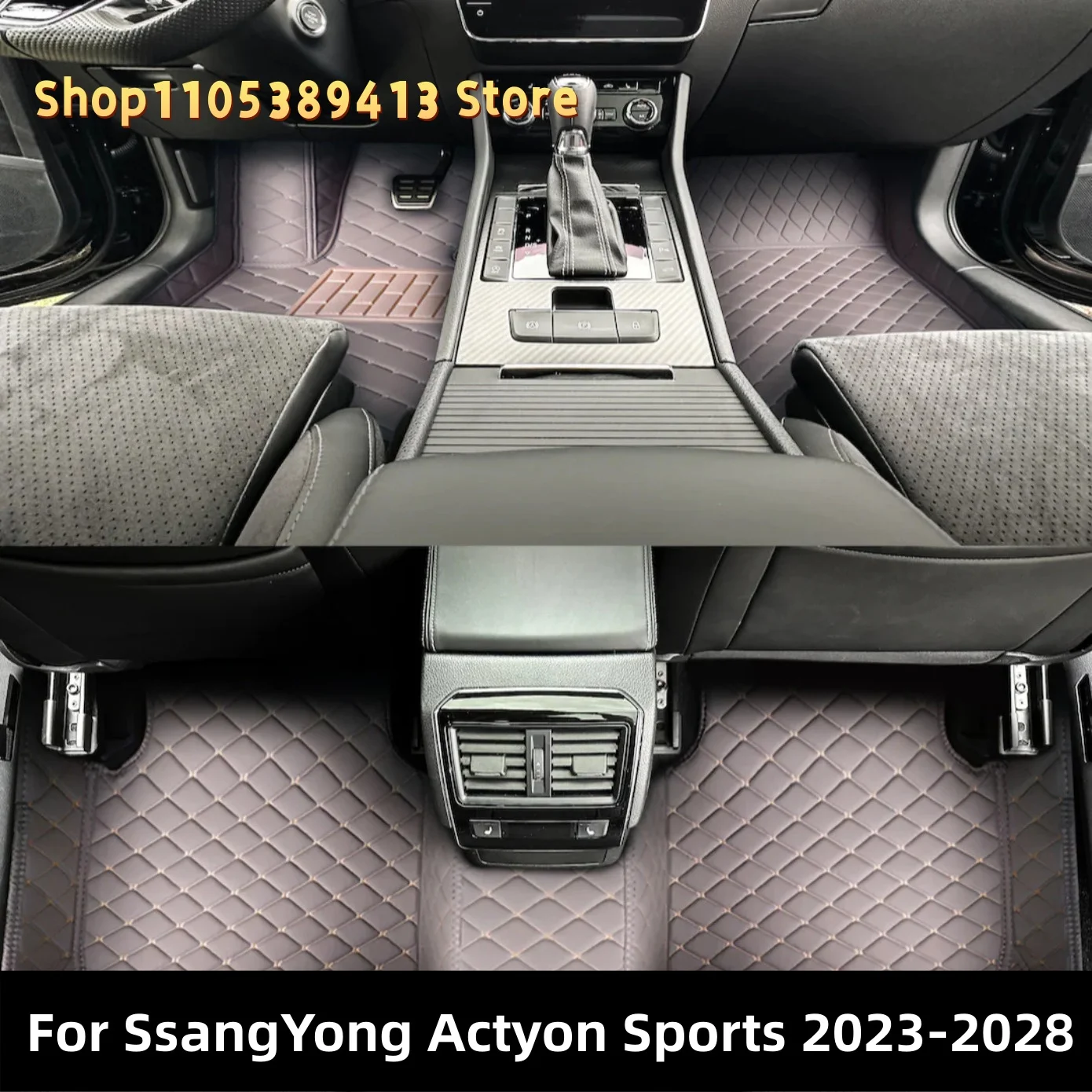 The Custom Car Floor Mats For SsangYong Actyon Sports 2022 2023 2024 2025 2026 2027 2028 Car Mat Accessories Mats Carpets Auto