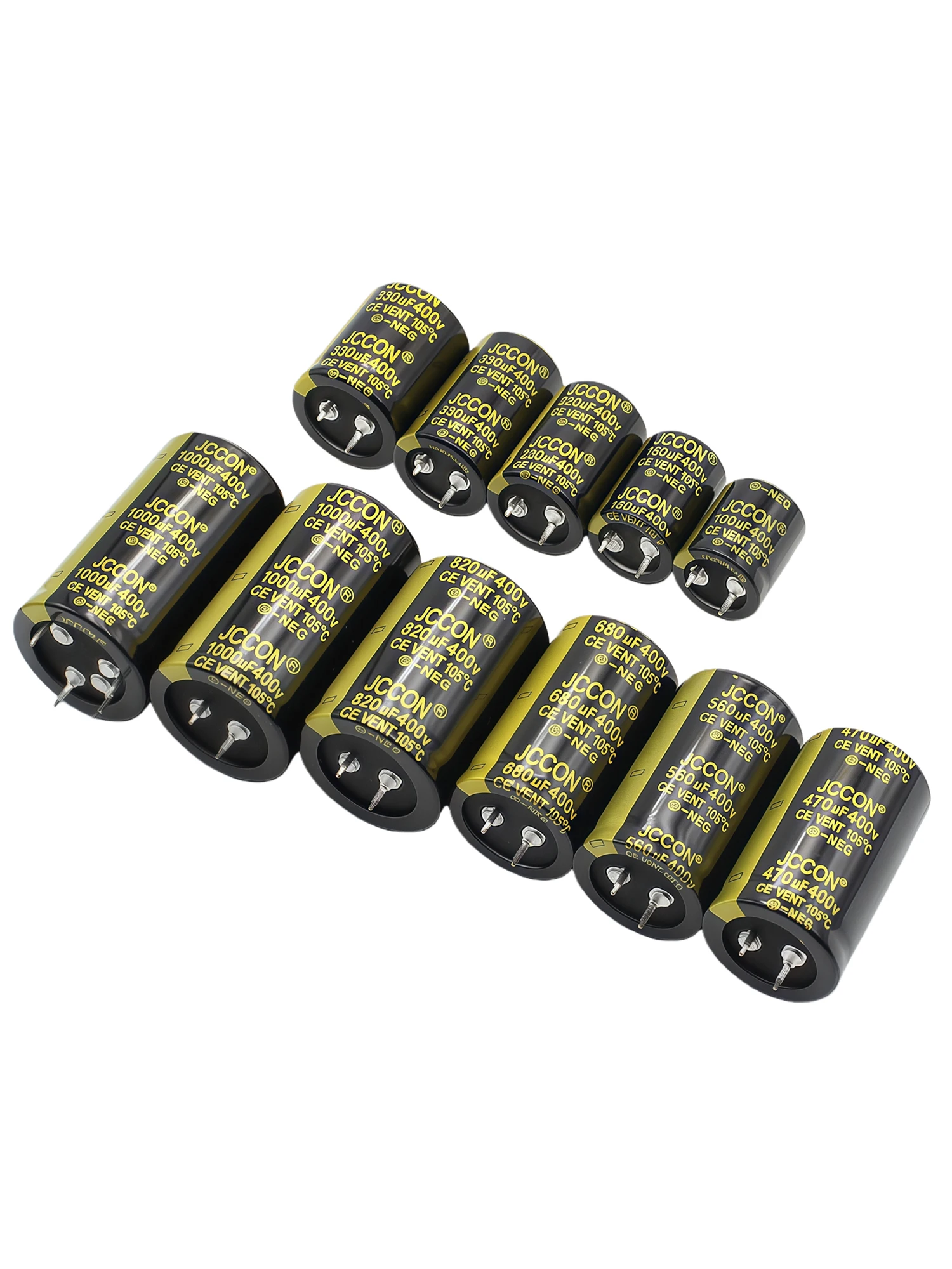 1 szt. kondensator JCCON 400V 470uF 150uF 680uF 220uF 820uF 330uF 100uF 1000uF 560uF do spawarki, falownika/przetwornicy częstotliwości — zdjęcie produktu 7
