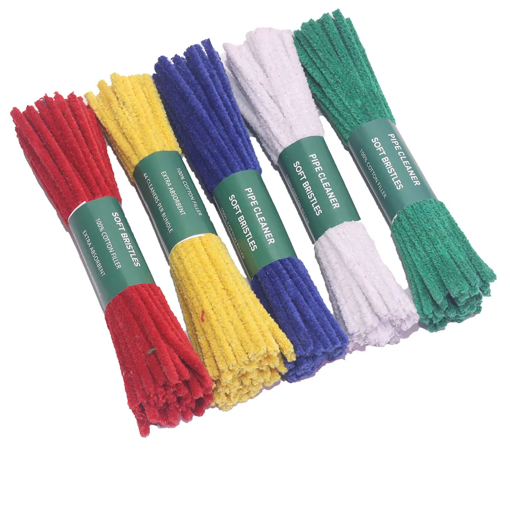 5 Packs 220 Count Pipe Cleaning Sticks - Colored Lint-Free Tools for Pipe Maintenance & Daily Cleaning