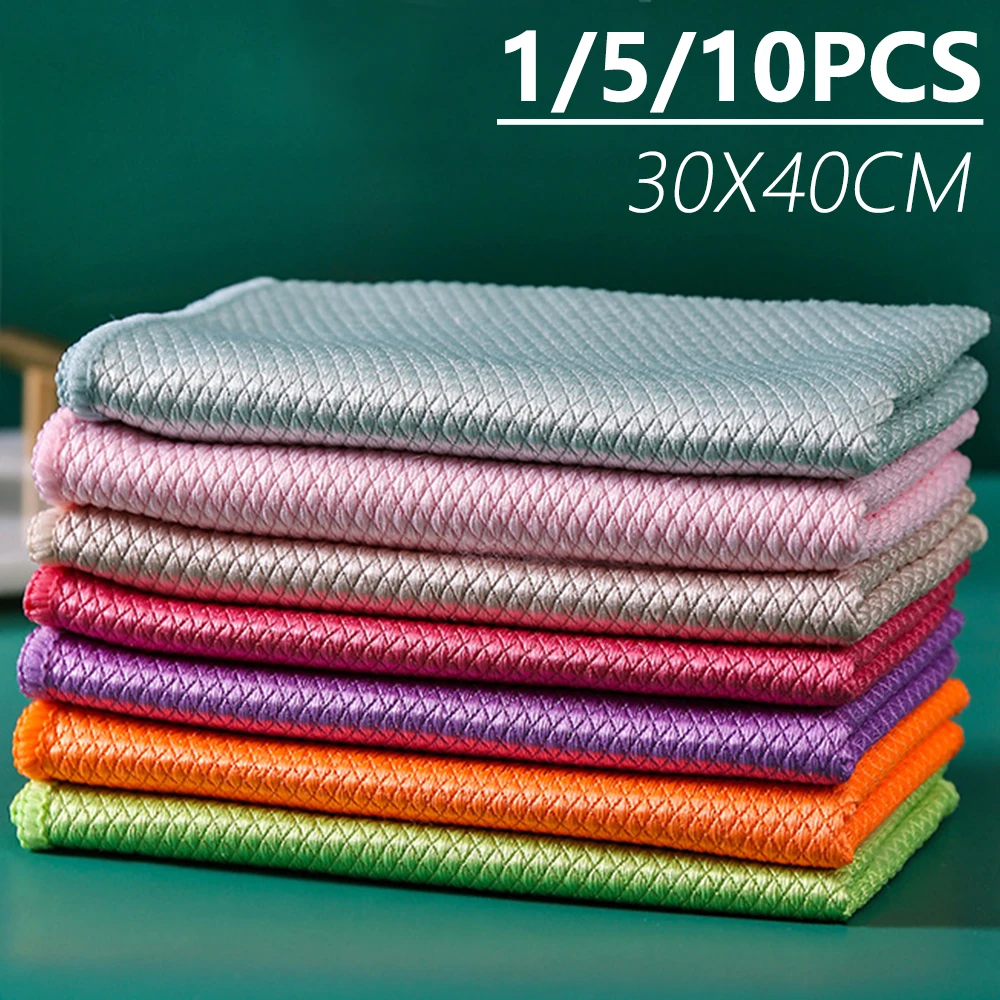 

Cloududa Cleaning Cloths 1pcs Multi-purpose Cleaning Cloth Car Window Wipes Windows & Mirrors Lint Free Glass Cleaning