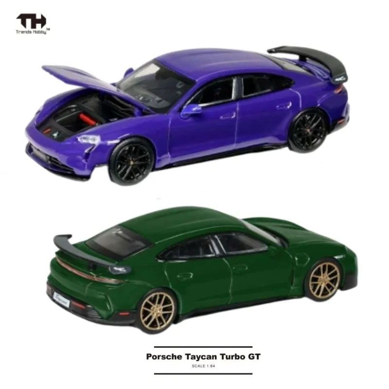 

Trends Hobby 1/64 Taycan Turbo GT Cast Alloy Model Car, A Gift for Friends on Special Occasions, An Adult Collection Piece.