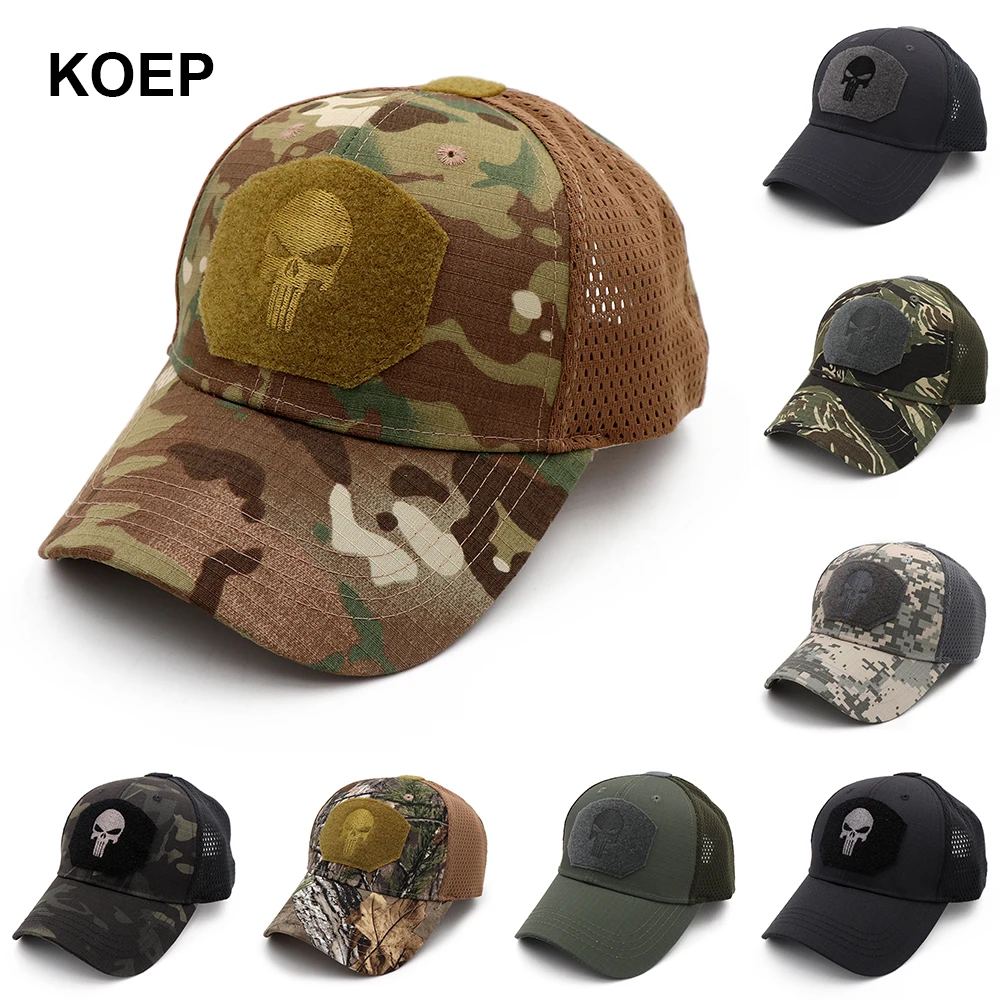 KOEP New CAMO Baseball Cap Fishing Caps Men Outdoor Hat Hiking Hats