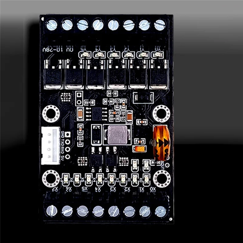 FX1N-14MT PLC Industrial Control Board PLC Module Analog Input / Output with Guide Rail Delay Relay Module