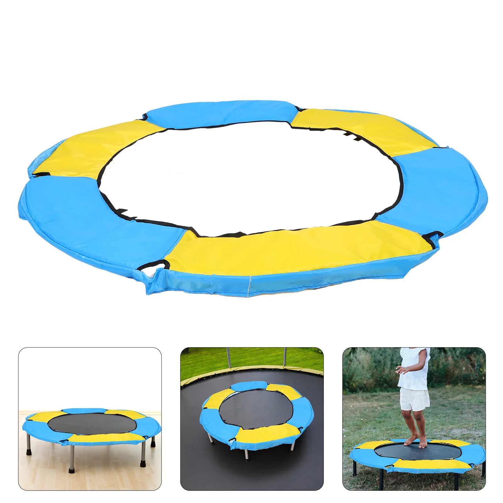 

1pc Thickened Weather Resistant Trampoline Protective Cover Spring Pad Outdoor Indoor Edge Cushion Replacement Safety Mat For