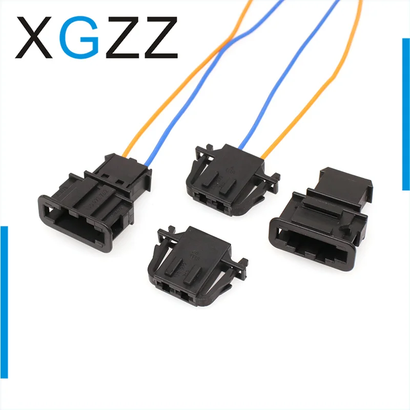 

1J0972752 male and female 1J0972762 is suitable for Volkswagen Audi wire harness connector with terminal 2-hole sheath DJ70239B-