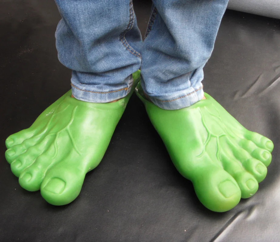 Funny Toe Slippers Ghost Shoe Flats Flip Flops Party Sandals Scary Green Christmas Costume Dress Accessories Halloween Shoes