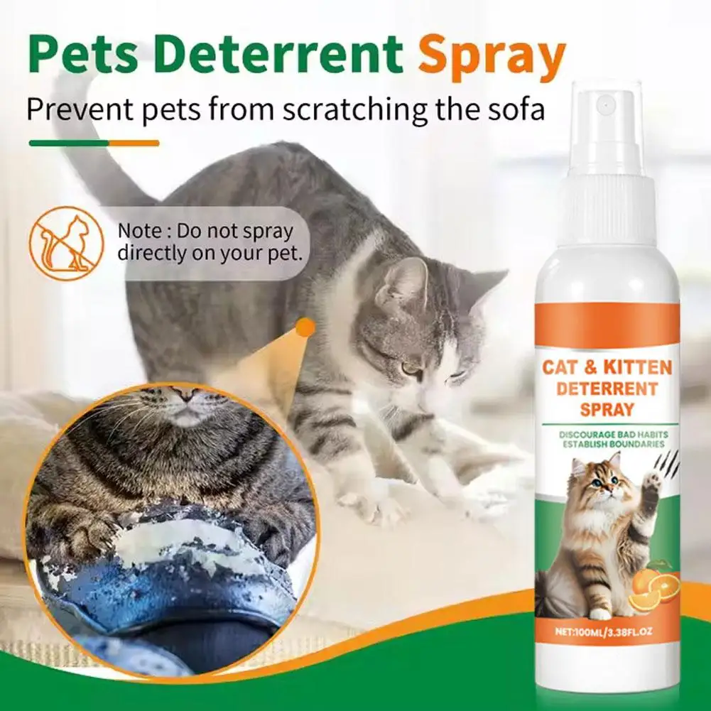 No Scratch Spray For Cats Keep Off Cat Spray No Stimulation Anti Scratch Furniture Sofa Protector For Indoor Use Pet Produc K4N6