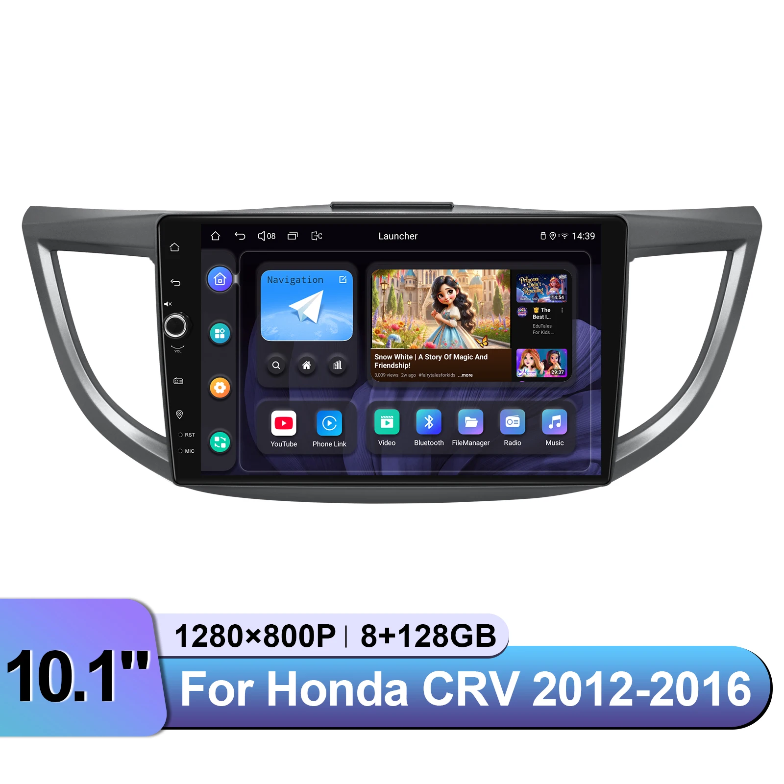 

Joying 10.1"Android Car Radio Stereo Multimedia Carplay For Honda CRV 2012 -2016 Support Factory Camera Amplifier Plug and Play