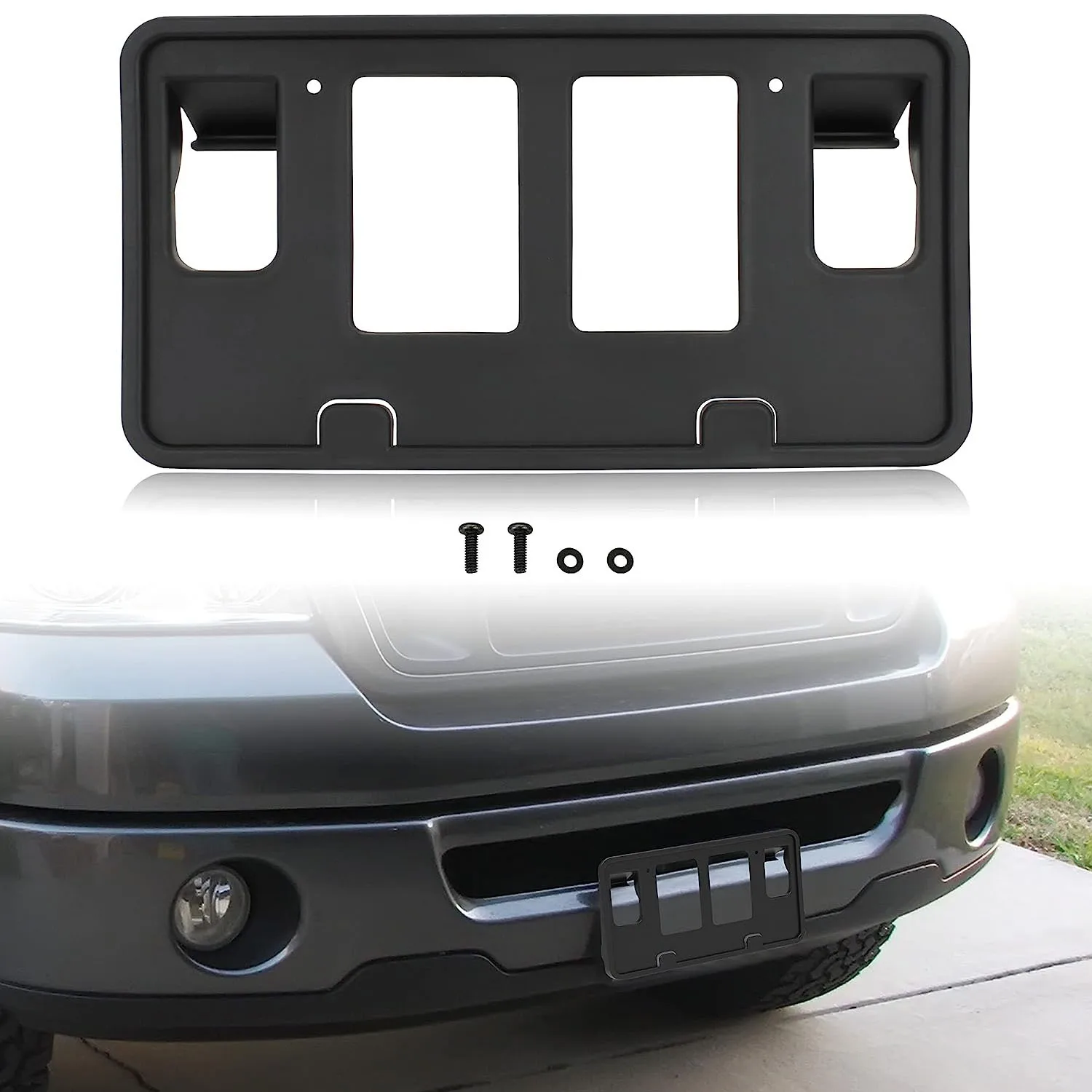 

Front License Plate Bumper Bracket Tag Holder For Ford F150 2006-2008 Pickup Truck Mounting Replacement 6L3Z17A385AAA