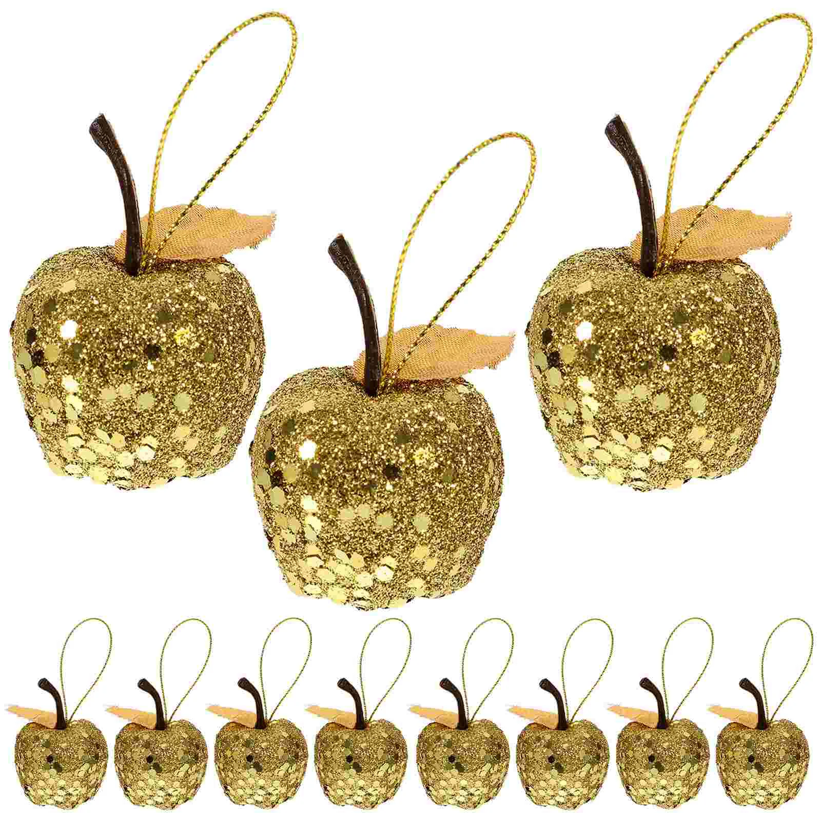 

20 Pcs Miniature Apple Decor Christmas Pendant Tree Decors Wreath Red Apples Fake Xmas Decorations