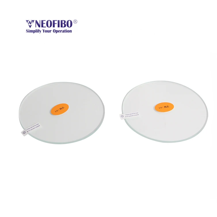Almohadillas de vidrio para pulido óptico NGP-5-00, conectores de fibra, consumibles, almohadilla de vidrio para pulido de fibra óptica