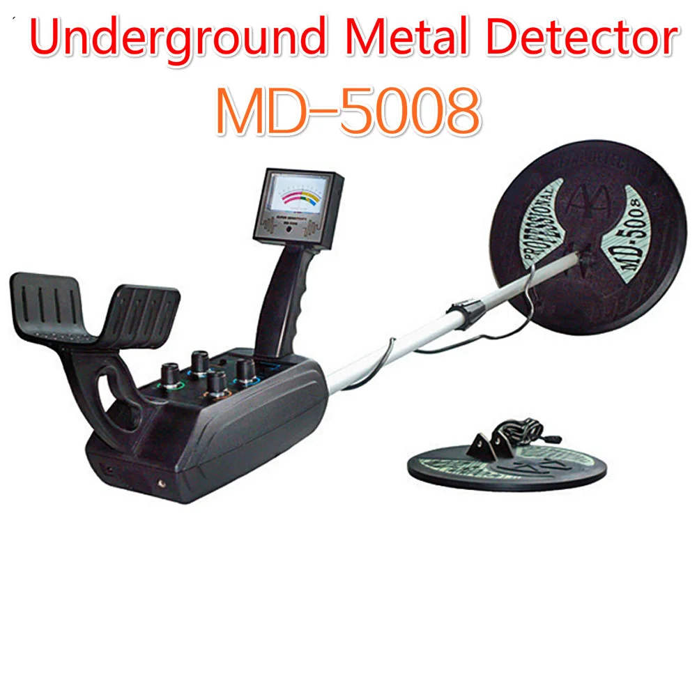 MD-5008 Metal Gold Detector Underground Ground Gold Nugget Metal Detector Gold Hunter Treasure Coins Finder Max 3.5 Meters