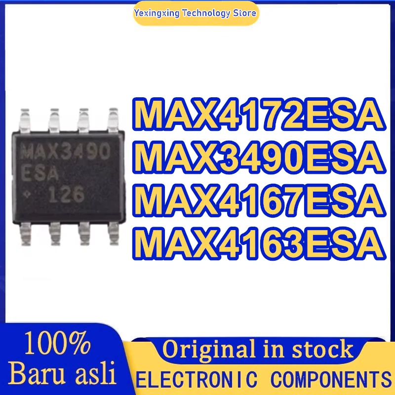10PCS MAX3490ESA MAX4163ESA MAX4167ESA MAX4172ESA SOP-8 IC Chip 100% New Original in stock