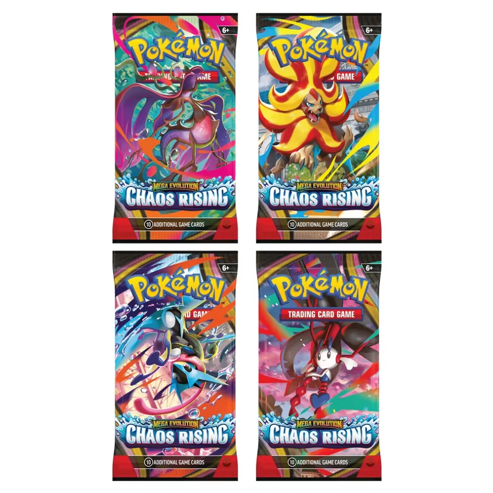 40Pcs Poke Mon Trading Cards Prismatic Evolutions Crystal Eevee English Booster Box Battle Game Collectible Hobby Gift for Kids