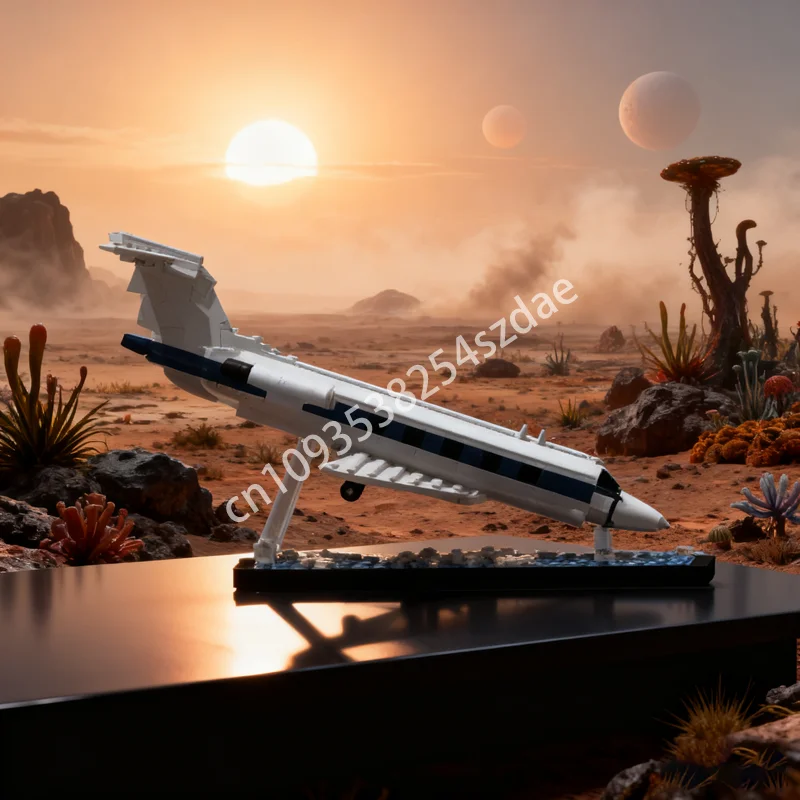 

269pcs MOC DamoB S NASA Shuttle Training Aircraft Model Toys Building Christmas Gifts Blocks DIY Creative Idea Brick Birthday