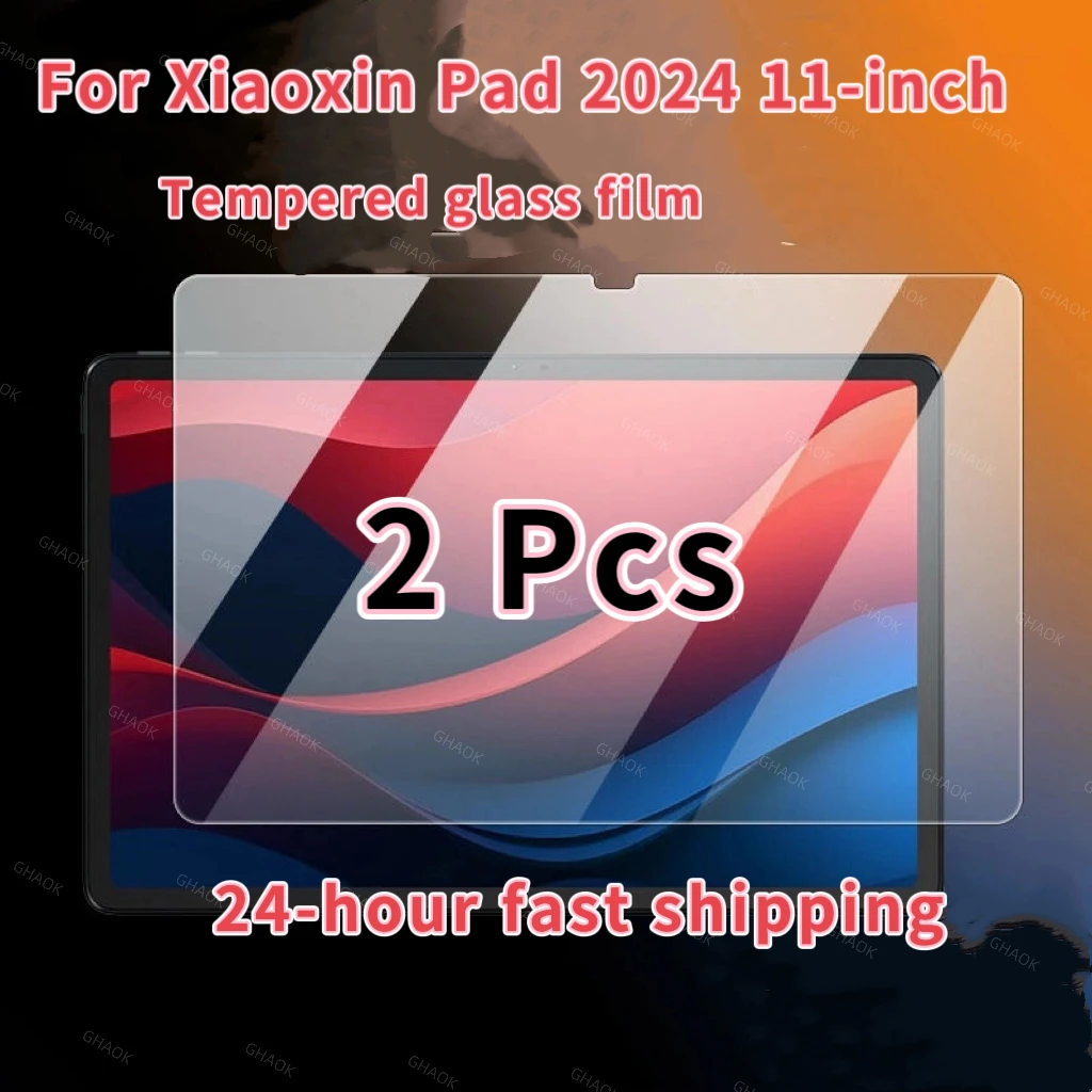 2 Pieces HD Scratch Proof Screen Protector Tempered Glass For Lenovo Tab M11 11-inch 2024 Tablet Protective Film Free Bubbles