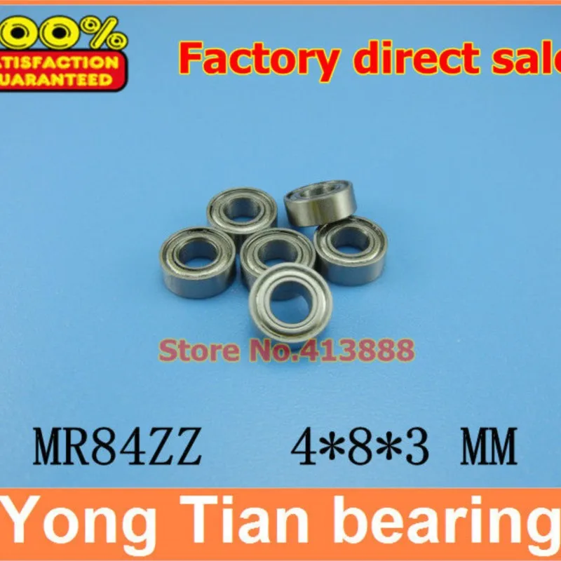 

NBZH bearing500pcs/lot Free Shipping Wholesale Double Shielded Miniature Deep Groove Ball Bearings MR84ZZ 4*8*3 Mm