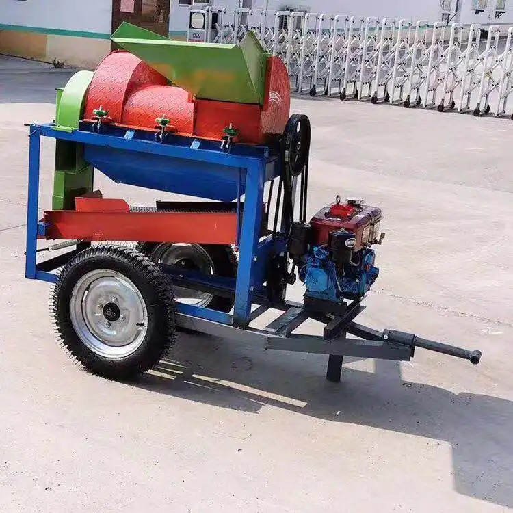Farm Soybeans Corn Threshing Rapeseed Wheat Thresher Machine