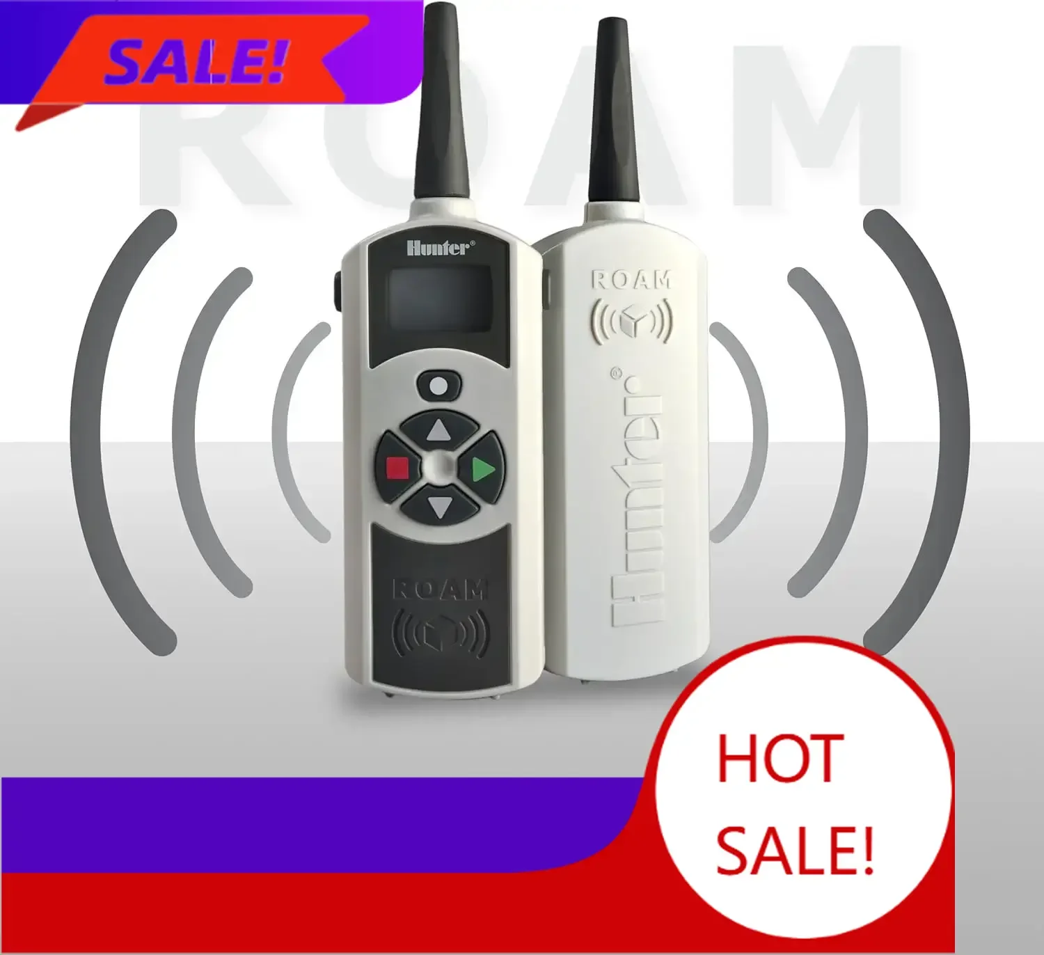 

Бестселлер! [Ограниченное предложение!] Пульт дистанционного управления для поливочных систем Hunter ROAM-KIT, совместим с X-Core, Pro-C, PCC, I