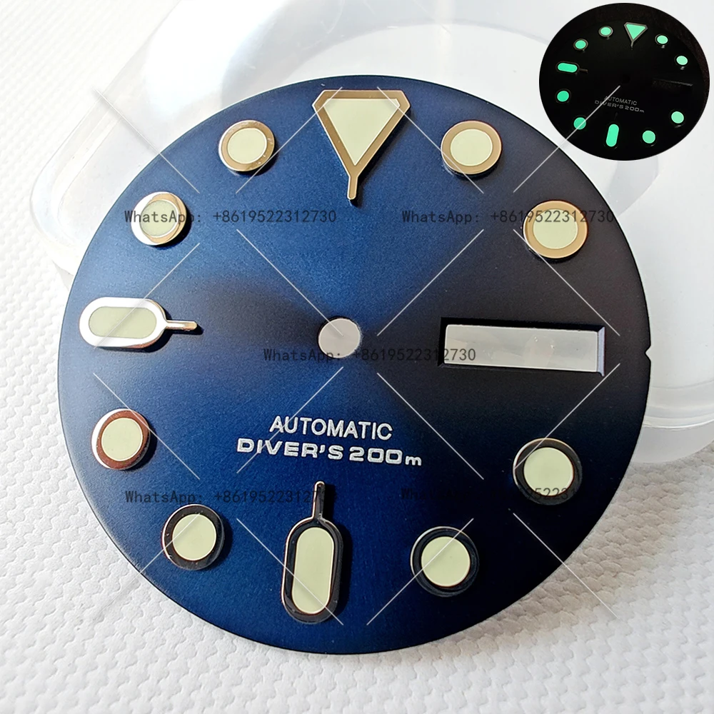 

SKX007 Blue True Nail Literally NH36 Dial Dial Dual Calendar Japan C3 Green Luminous 3.8 o'clock Case