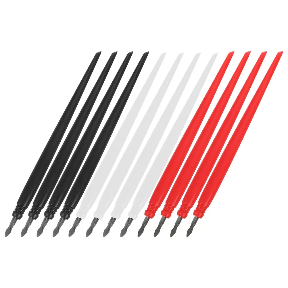 12Pcs Metal Tip Scratch Stylus for Scratch Board Precise Control Design Comfortable Handle for Family Fun