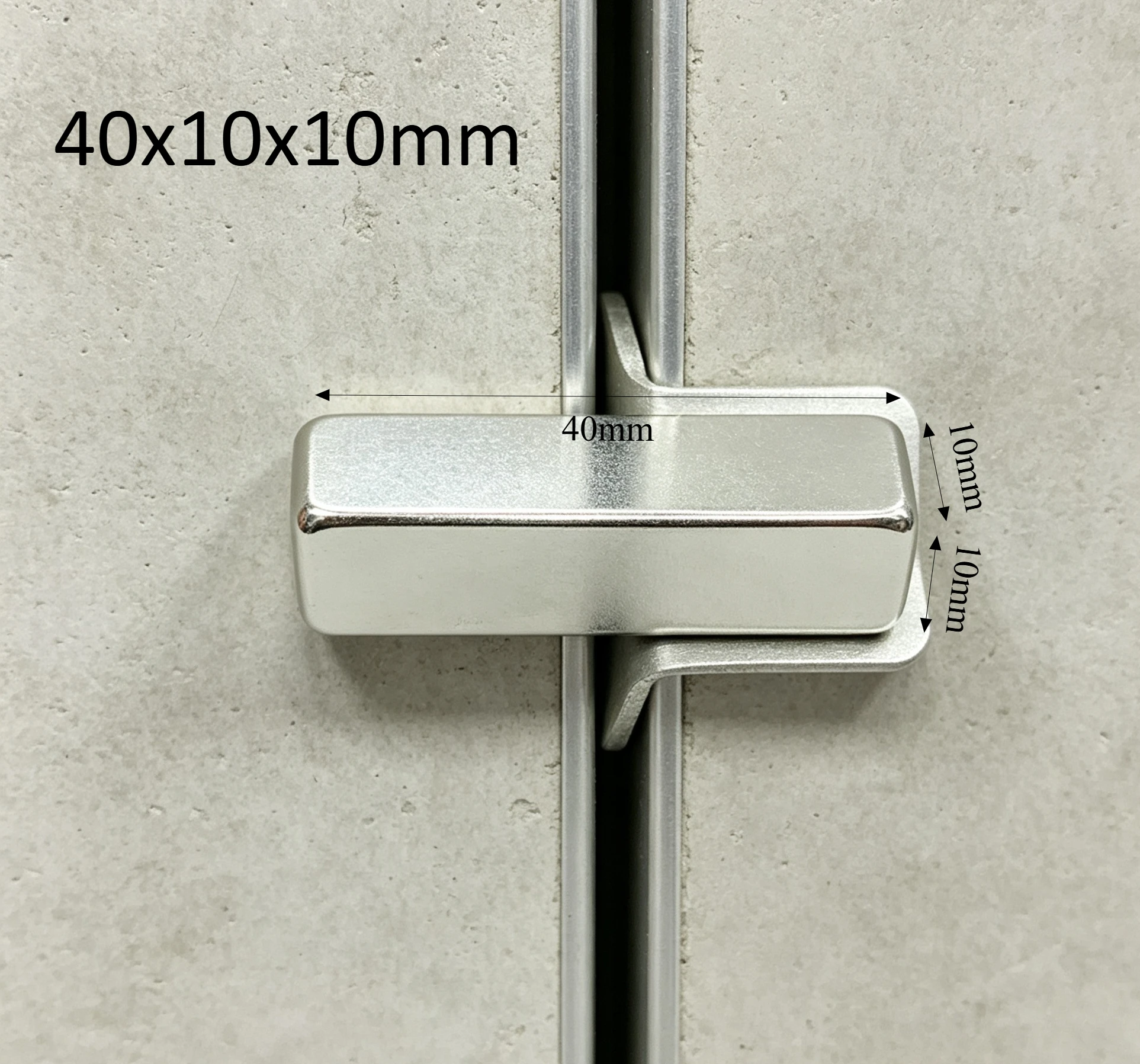 40x10x10mm Big N35 Quadrate Block Neodymium Magnet NdFeB Permanent Rare Earth Magnet for DIY Craft Project 40*10*10mm