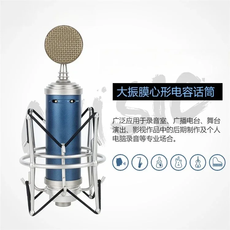 Bluebird condenser computer recording anchor microphone mobile live sound card set