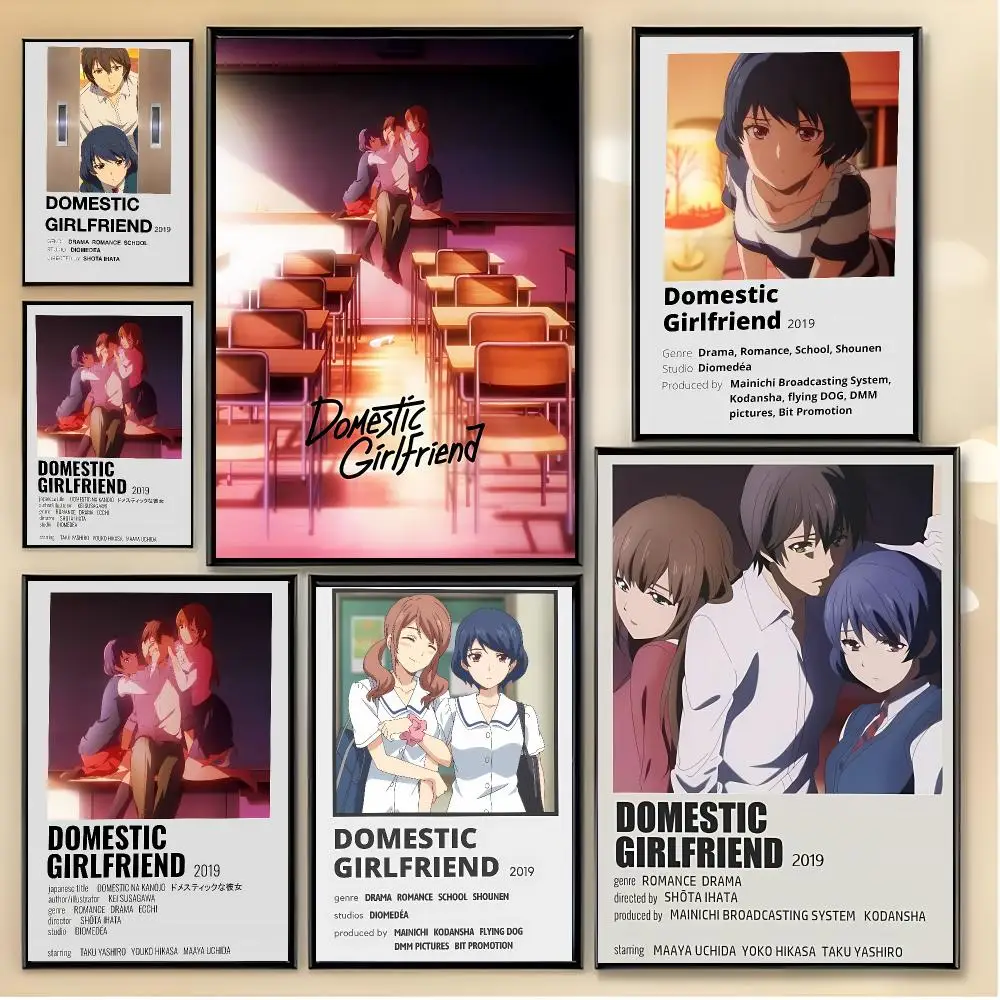 Teen Romance Anime D-Domestic Girlfriend Poster Unique Home Decoration Ideas & Stylish Interior Art