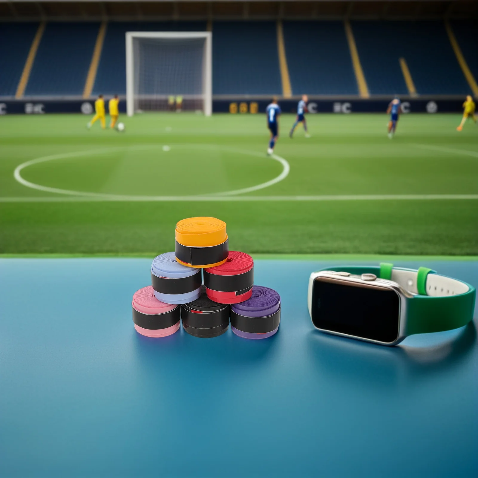 

6Pairs Badminton Racket Grip Absorbent Tape Multicolor Antislip PU Overgrip for Sports Tournaments Training Racket Overgrip Tape