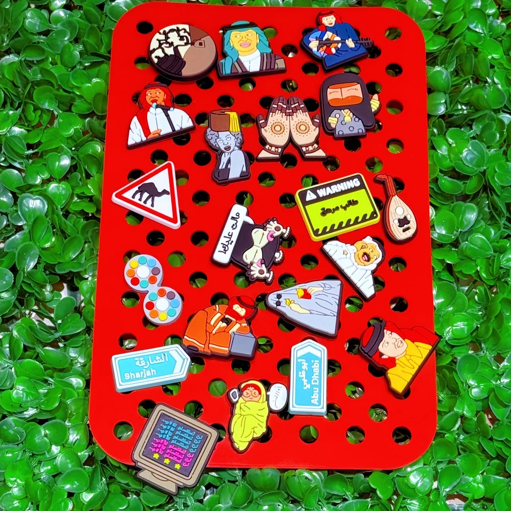 جديد 1-20 قطعة نمط الشرق الأوسط بولي كلوريد الفينيل الأحذية السحر حذاء للحديقة زر اكسسوارات الأحذية أبازيم صالح الأساور هدية عيد ميلاد