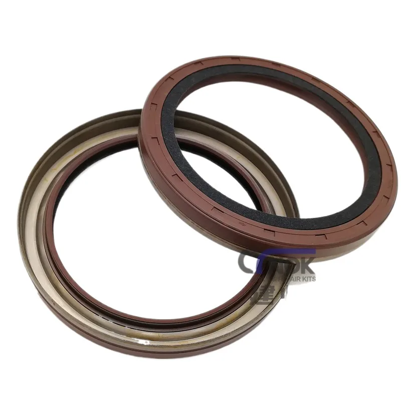 Suitable for 6BD1T/6BG1 engine oil seal BH3732, crankshaft oil seal 105 * 135 * 15 excavator accessories