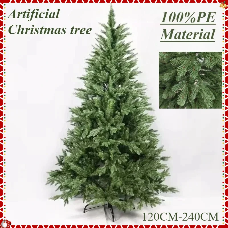 

Artificial Christmas Tree Large PE Encrypted Christmas Tree 120CM-240CM Family Shopping Mall Christmas Atmosphere Decoration