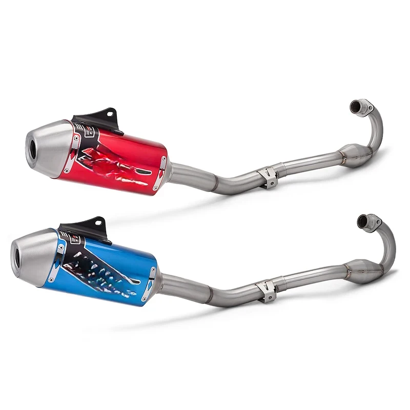 Motorcycle Full Exhaust Muffler System For Pe ormance Upgr